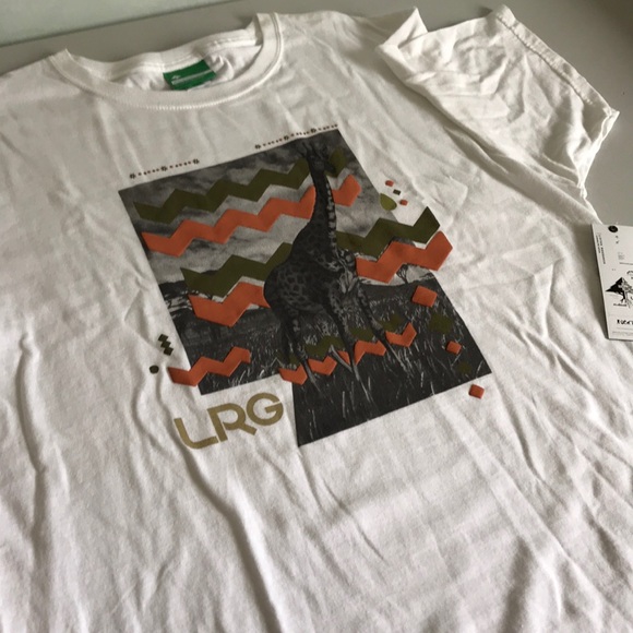 {LRG} Giraffe Print 100% Cotton Tee - Picture 4 of 6